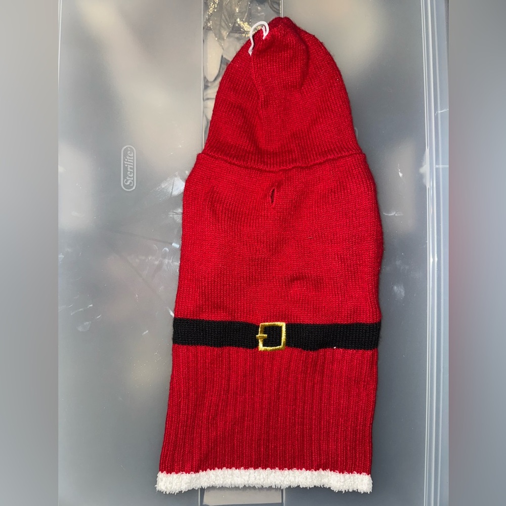 FABDOG, dogs Santa sweater, size medium